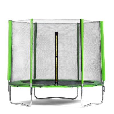 Батут DFC Trampoline Fitness с сеткой 5ft, зеленый